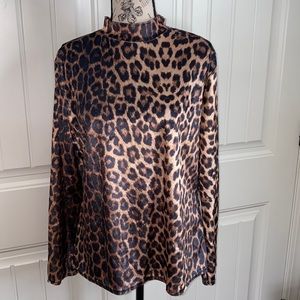 Boohoo Long sleeve Leopard Top